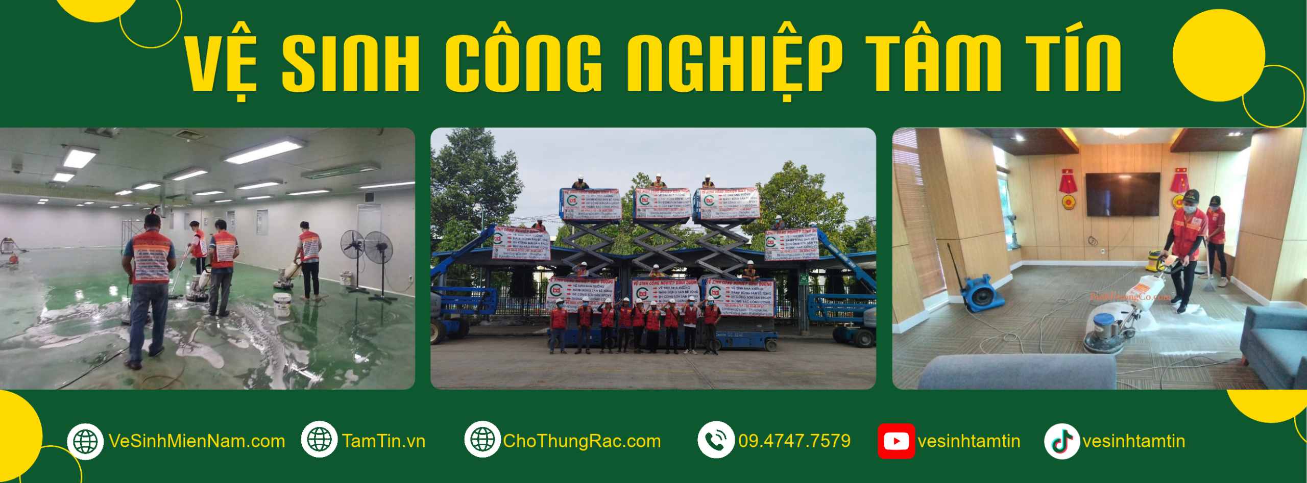 VỆ SINH CÔNG NGHIỆP BÌNH DƯƠNG – TÂM TÍN